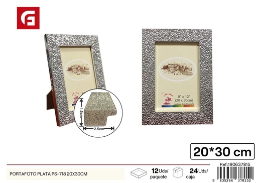 [190637815] Portafoto de plata PS-718 20x30 cm - Marcos de fotos