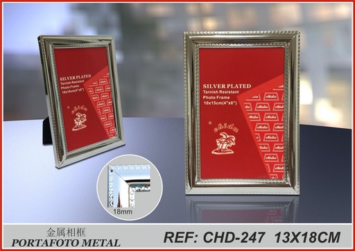 [190638892] Portafoto metal CHD-247 13X18CM - Marco para fotos