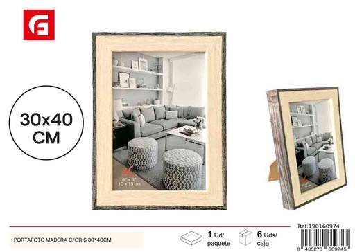 [190160974] Portafoto de madera 30*40 cm - Artículos de decoración