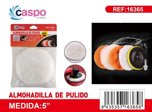 [171316365] Almohadilla de pulido 5" para automóviles