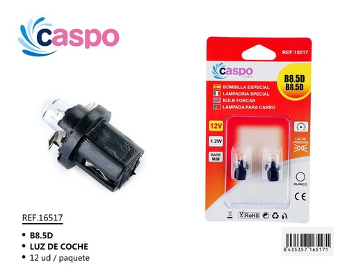 [171316517] Luz de coche B8.5D - Bombillas y accesorios para automóviles