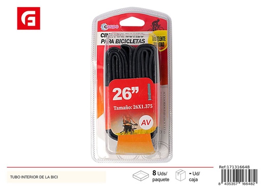 [171316648] Tubo interior para bicicleta 26x1 3/8