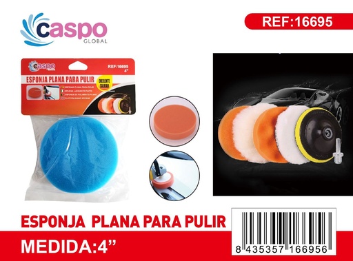 [171316695] Esponja para pulir azul 4" para coche