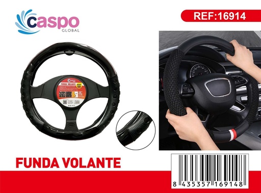 [171316914] Funda de volante 38" PVC antideslizante negra