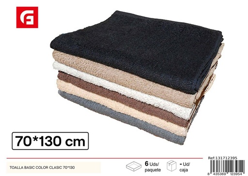 [131712395] Toalla Basic Classic surtido de colores 70cm x 130cm 360gr/m2 para baño