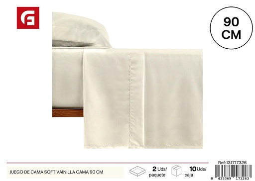 [131717326] Juego de cama Soft Vainilla para cama de 90cm