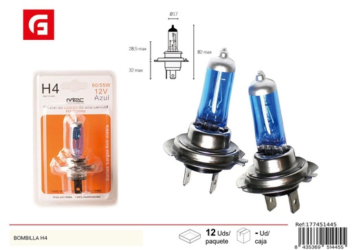 [177451445] Bombilla H4 para automóviles