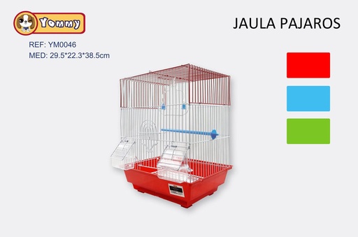 [YM0009] Jaula de pájaros 29.7x26.5x37cm para mascotas