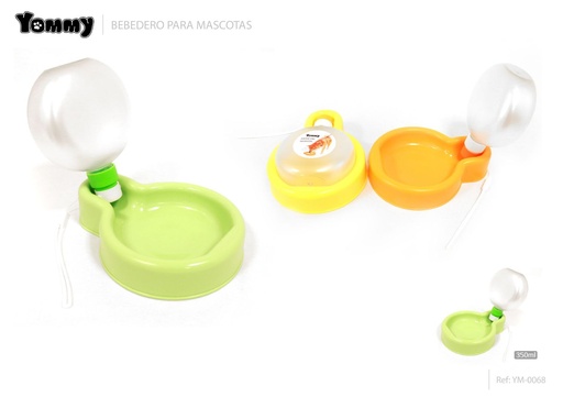 [YM0068] Bebedero plegable para viajes de 350ml - Accesorios para mascotas