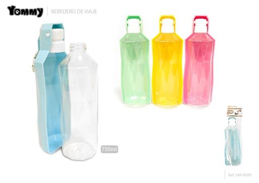 [YM0099] Bebedero de viaje 750 ml - Accesorios para mascotas