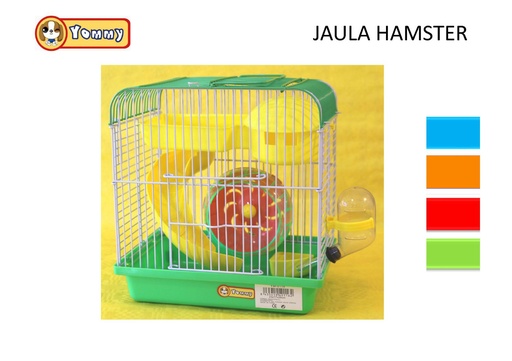 [YM0116] Jaula para hámsters 23x17x24.5cm