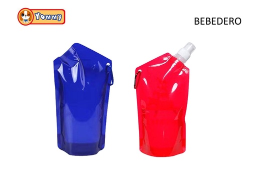 [YM0132] Bebedero portátil 700ml 22x12cm para mascotas