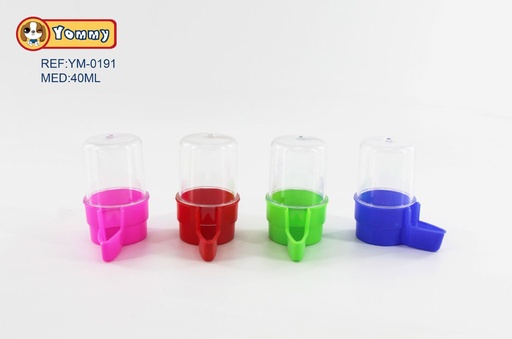 [YM0191] Alimentador para pájaros pequeño - 40 ml - Producto para mascotas