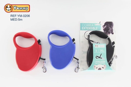 [YM0206] Correa extensible 5m para mascotas