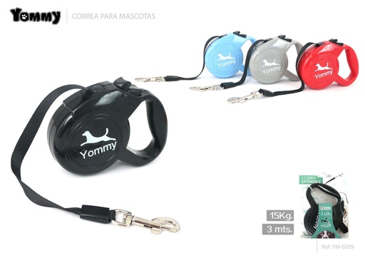 [YM0209] Correa extensible para mascotas 3 m - Accesorios para mascotas
