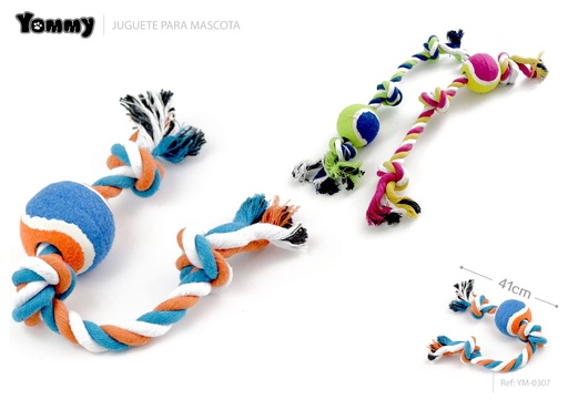 [YM0307] Juguete de algodón para mascotas 41 cm - Juguetes para mascotas