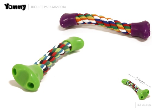 [YM0324] Juguete cuerda nudo 20CM - Juguetes para mascotas 