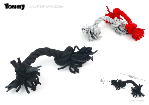 [YM0355] Juguete nudo de tela 48*4cm - Juguetes para mascotas
