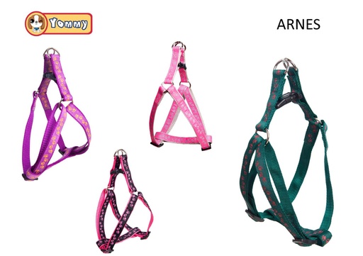 [YM0591] Arnés triángulo de huella 2.0*41/66cm - Accesorios para mascotas