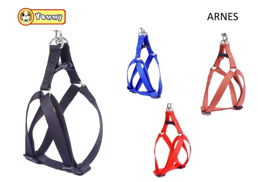 [YM0623] Arnés para perro de nylon 3.8x65-100cm - Vestimenta para mascotas
