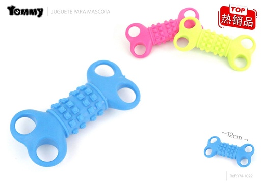 [YM1022] Juguete duro de cuatro agujeros 12 cm - Juguetes para mascotas
