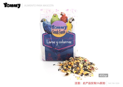 [YM1050] Alimento para loros 1L - Alimentos para aves