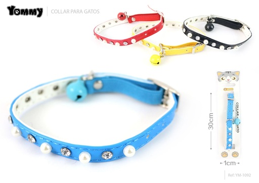 [YM1092] Collar de Perlas para Gatos 1.0*30CM - Accesorios para mascotas