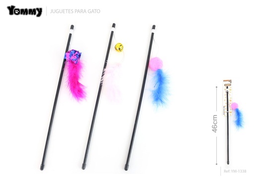 [YM1338] Juguete para gatos 46cm para diversión de mascotas