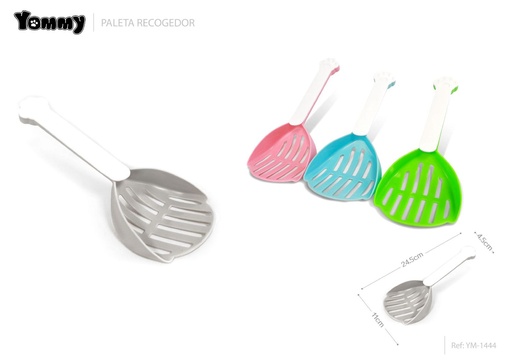 [YM1444]  Paleta recogedora para areneros de gatos 24.5*11*4.5 cm - Accesorios para gatos