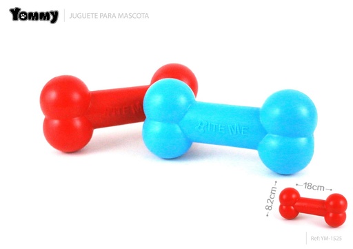 [YM1525] Juguete para perro en forma de hueso 18x8.2 cm - Accesorios para mascotas