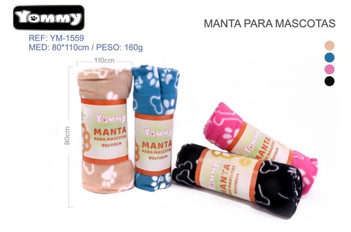 [YM1559] Manta para mascotas 80*110cm - Accesorios para mascotas