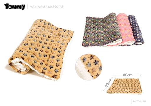 [YM1568] Manta para mascotas 60*80 cm - Accesorios para mascotas