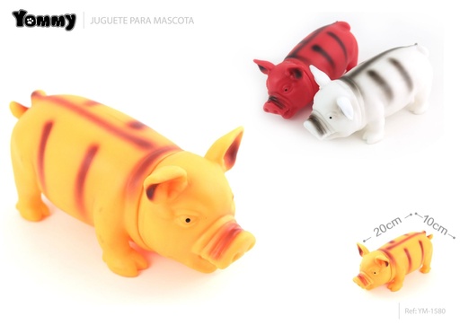 [YM1580] Juguete de vinilo cerdo 20*10 cm - Juguetes para mascotas
