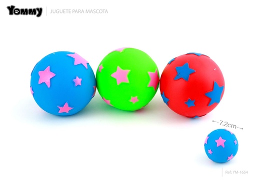 [YM1654] Juguete de vinilo estrella 7.2 - Juguetes para mascotas