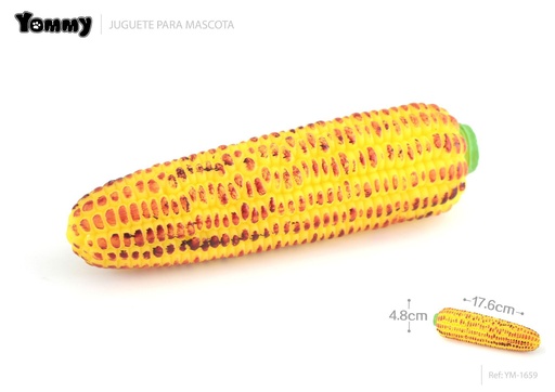[YM1659] Juguete de vinilo maíz 13.2*9.9*5cm - Juguetes para mascotas