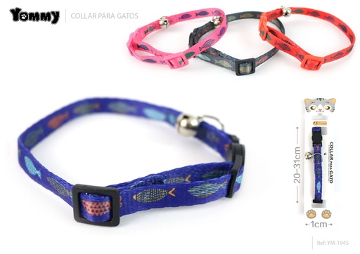 [YM1945] Collar para gato 1.0x(20-31)cm para mascotas