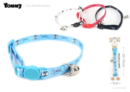 [YM1946] Collar para gato 1.0 x (20-31) - Collares para gatos