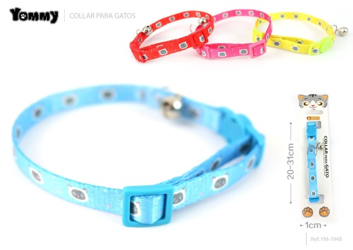 [YM1948] Collar para gato 1.0 x (20-31)cm YM1948