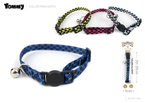 [YM1950] Collar para gato 1.0 x (20-31) - Accesorios para mascotas