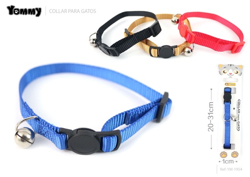 [YM1954] Collar para gato 1.0 x (20-31) - Accesorios para mascotas