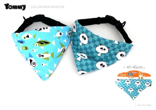 [YM1965] Toalla de saliva para mascotas 2.0cm*41-45cm - Accesorios para mascotas