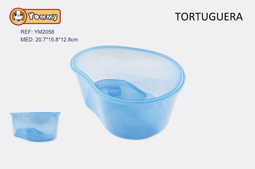 [YM2058] Tortuguera grande 20.7x15.8x12.8 cm - Acuarios y terrarios