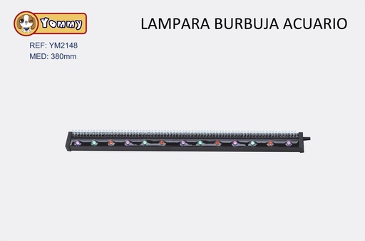 [YM2148] Lámpara de burbuja para acuario 380mm