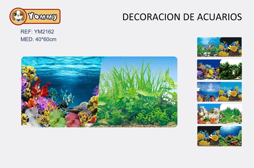 [YM2162] Decoración de acuarios 40x60cm para mascotas