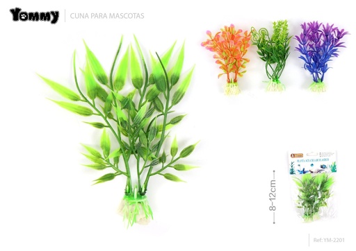 [YM2201] Adorno acuático plástico 8-12 cm - Decoración de acuarios