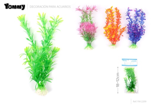 [YM2209] Adorno Acuático 18-22 CM - Accesorios para acuarios