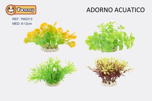 [YM2213] Planta acuática de plástico 8-12cm