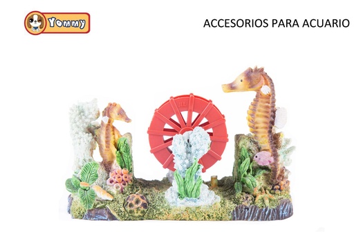 [YM2248] Accesorios para acuario 16.5x6x11cm imitación de montaña de resina