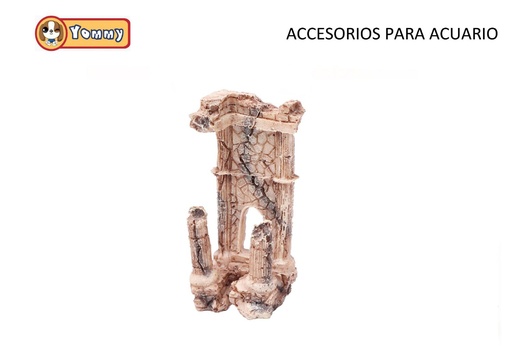 [YM2270] Accesorios para acuario decoración castillo 5.5*4*11cm - Decoración de acuarios