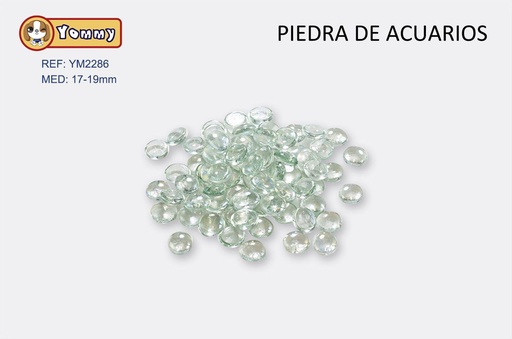 [YM2286] Canicas de vidrio transparente 17-19mm 400g